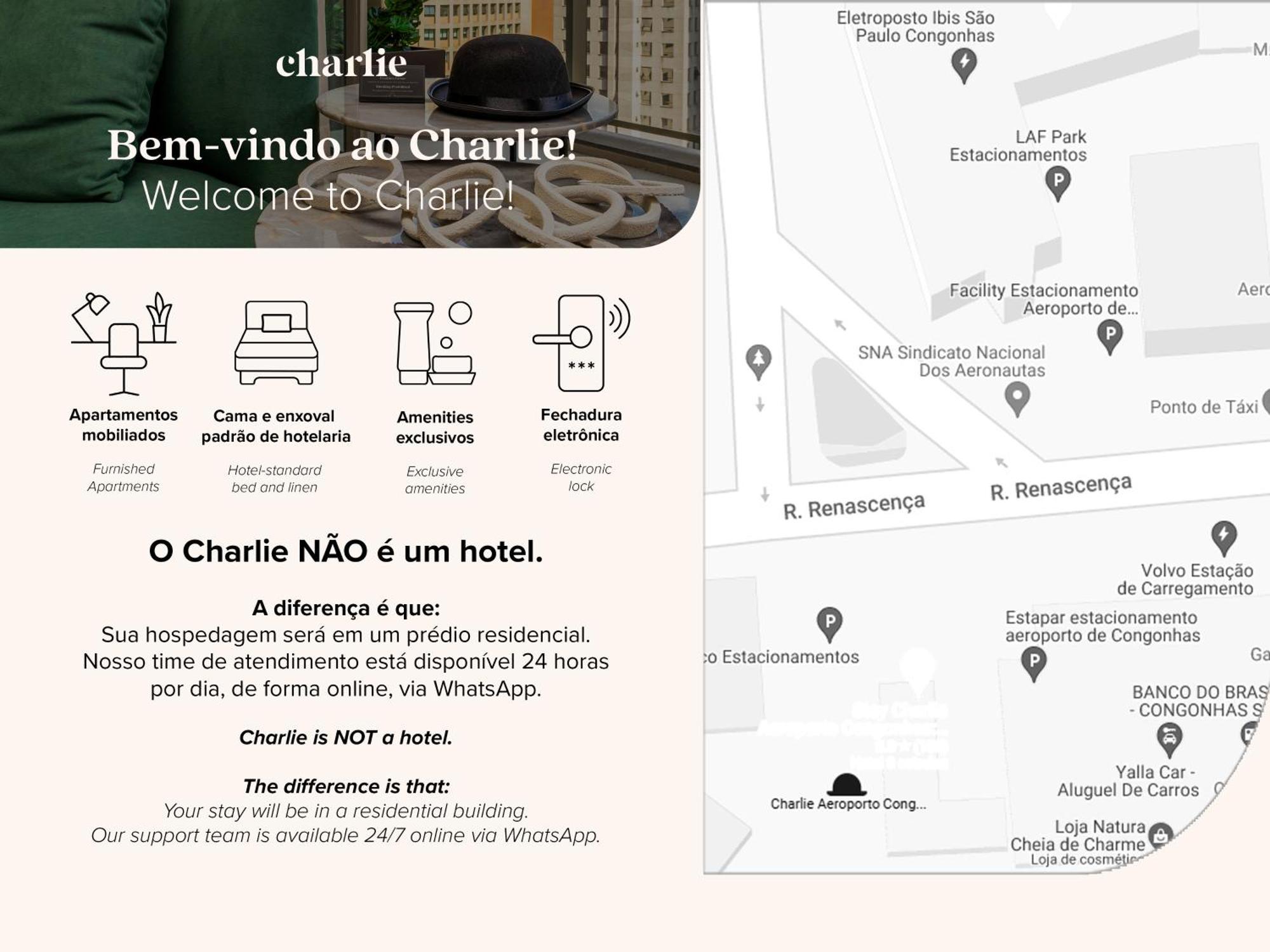 Charlie Aeroporto Congonhas Cgh Daire Sao Paulo Dış mekan fotoğraf